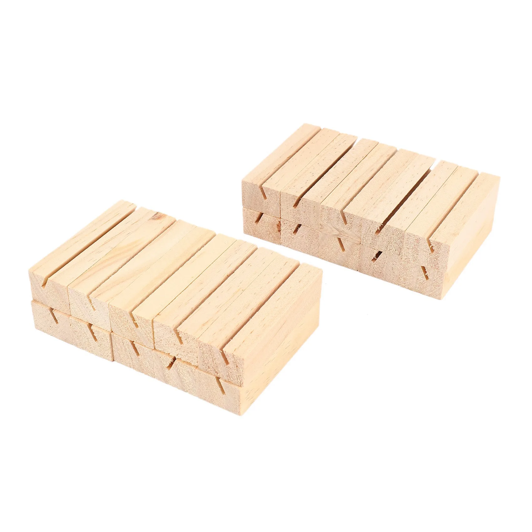 -A12R 40 Stück Tischkartenhalter aus Holz, Tischnummernhalter aus Holz, Memo-Ständer, Klemmen, Ständer, Karte, Schreibtisch, Nachrichtenhandwerk