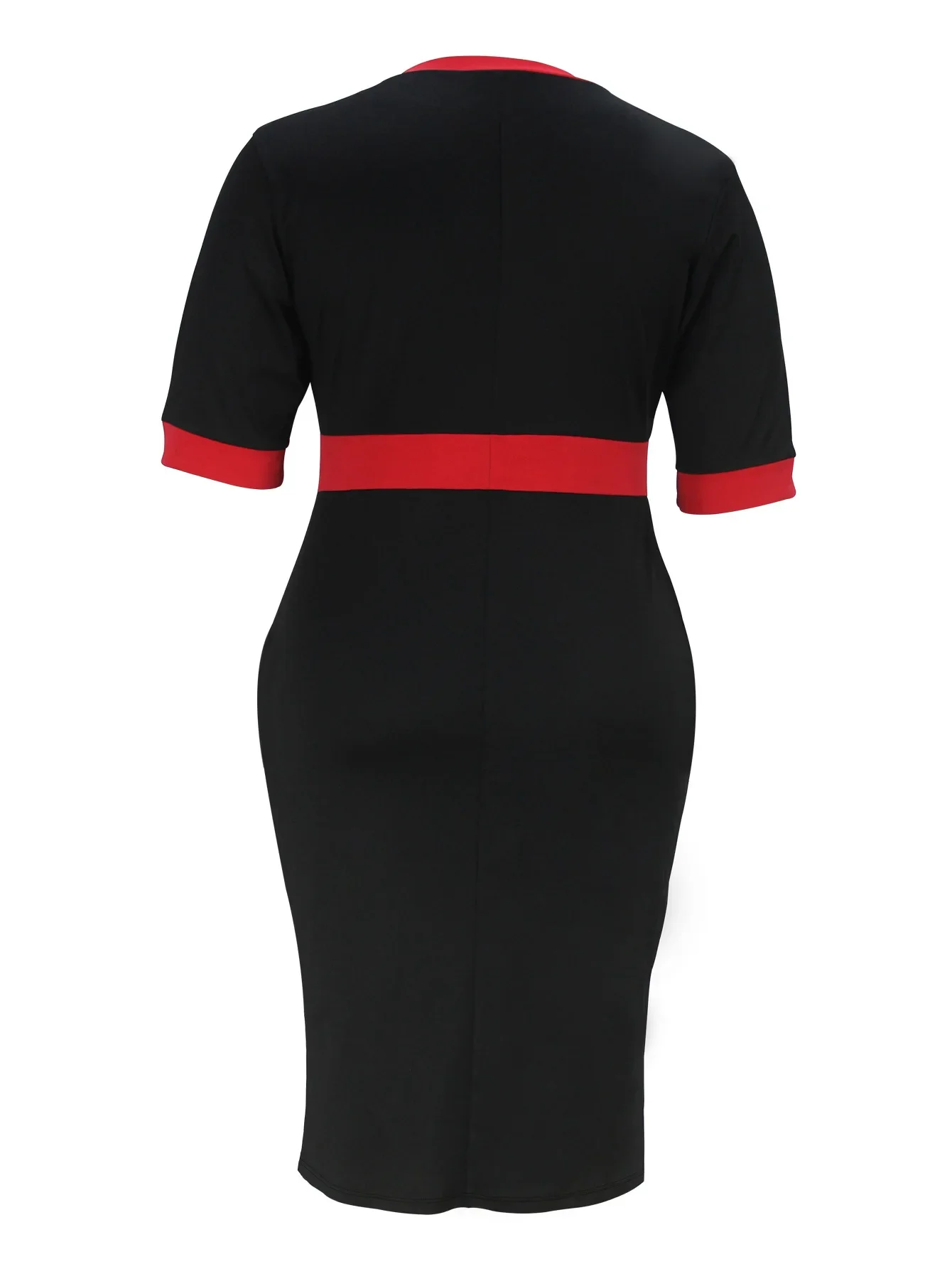 L-4XL حجم كبير فساتين الأفريقية للنساء الخريف موضة نصف كم س الرقبة حفلة سهرة ميدي Bodycon فستان أفريقيا الملابس