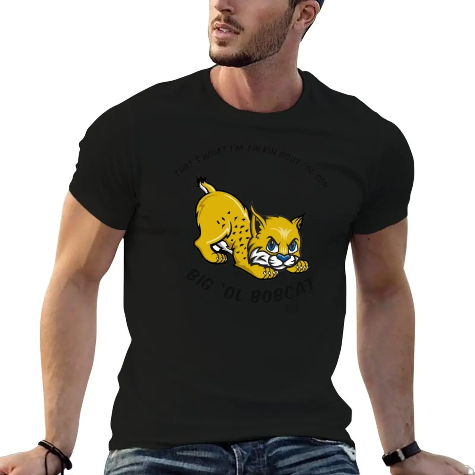 Big Ole Bobcat T-Shirt animal prinfor boys customizeds mens workout shirts