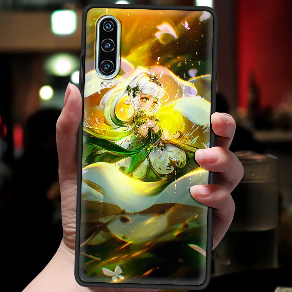 Genshin Auswirkungen Anime Telefon Fall Für Huawei P30 P40 Lite E P50 P20 Pro Y9 Y7 Y6 2019 P Smart 2021 Z Y6p Y7a Y9s Abdeckung Silikon