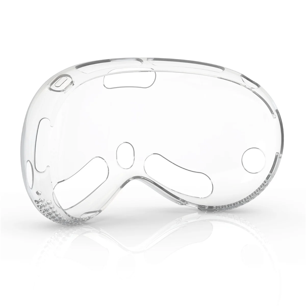 عرض ساخن لسماعات Apple Vision Pro حافظة شفافة من مادة TPU Vr Host غطاء حماية مريح متعدد الوظائف