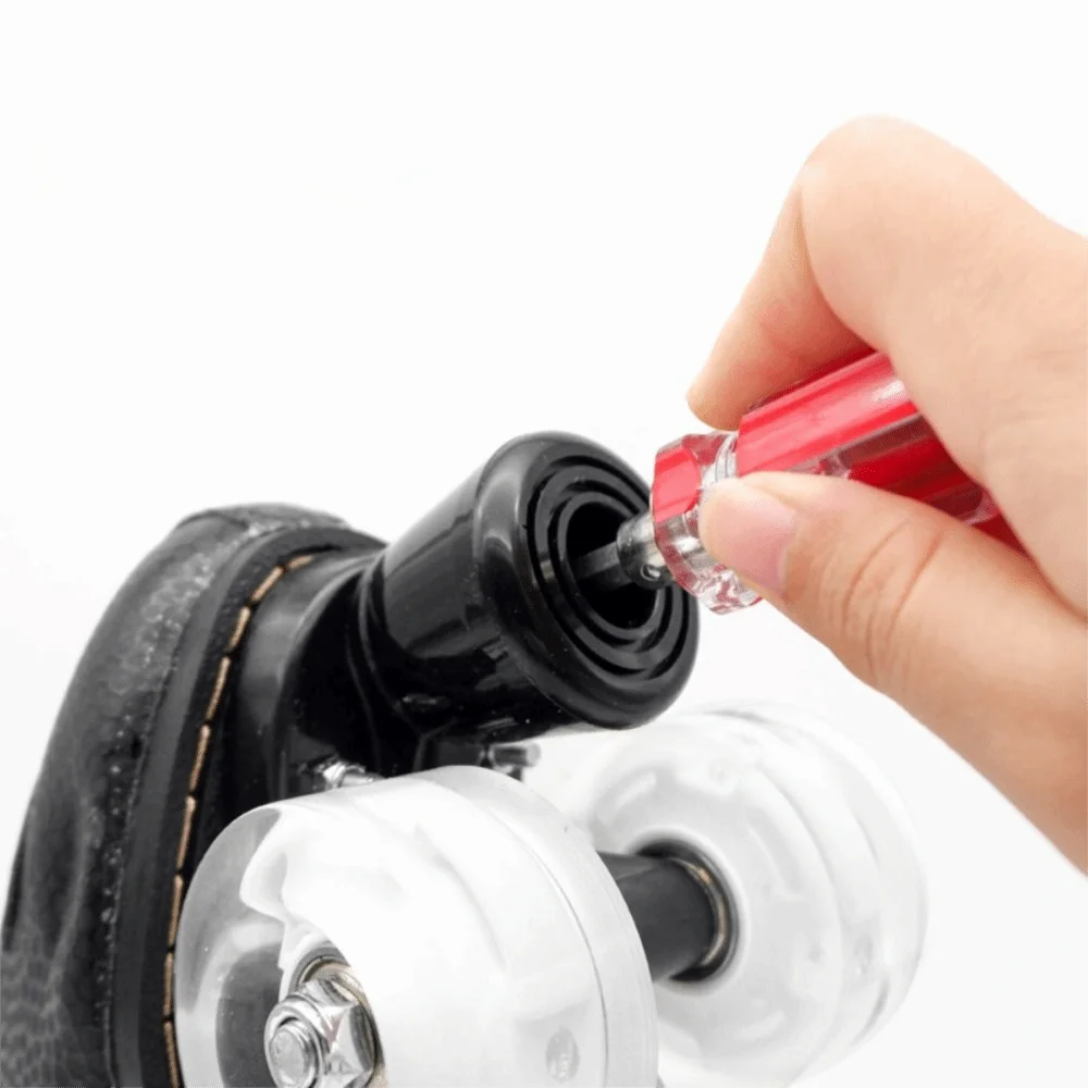 Anti-Slip Roller Skate Brake Stoppers Hollow Round Replacements Skates Brake Block Colorful PU Material Inline Skates Brake view 4