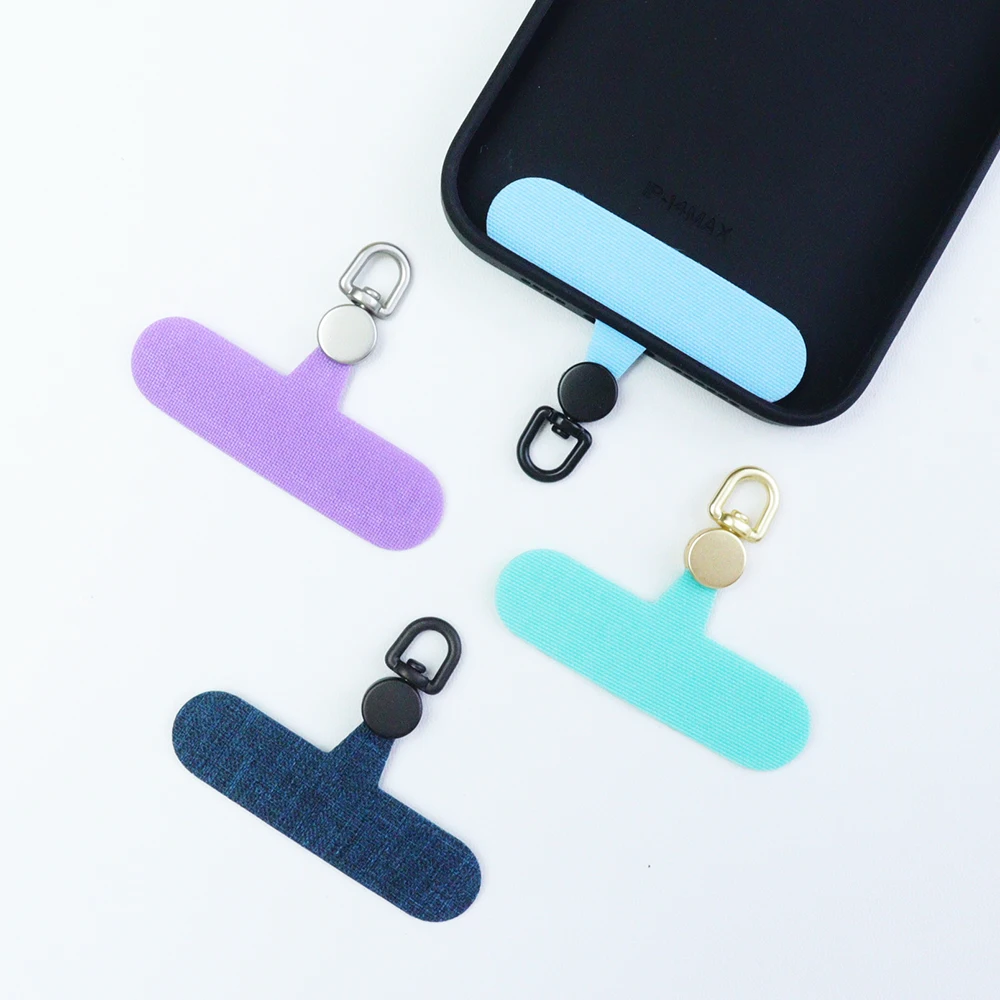 

2Pcs Metal Nylon Mobile Phone Patch 360 Degrees Rotating Lanyard Gasket Accessories