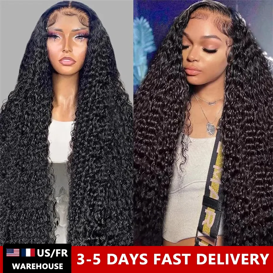 

Curly Wigs 100% Human Hair 13x6 13x4 Hd Lace Frontal Wig Deep Wave Water Wave Lace Front Wig Curly Lace Front Human Hair Wig