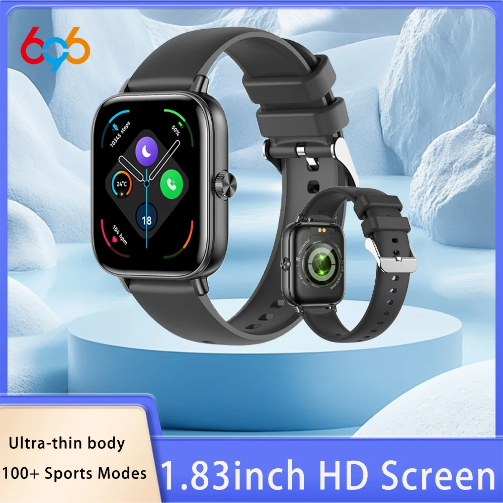 

Fashion Ultra-Thin Body Sport Smart Watch Heart Rate Health Watches Blue Tooth Call Information Reminder Weather Smartwatch