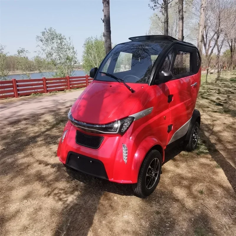 New Energy China 2 Seater Low Speed Mini Electric small Cars Solar Powered Adult for sale