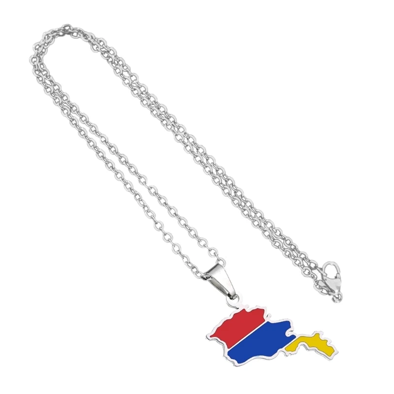 Versatile Armenia Pendant Necklace Armenian Culture Necklace Fashion Jewelry Suitable for All Ages Various Occasion