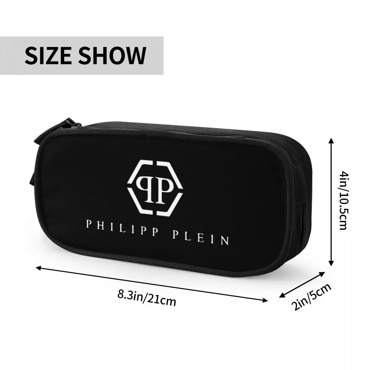 Philipps Pleining Pencil Case Pen Box Bags Girls Boys Large Storage Students School Zipper Pencilcases