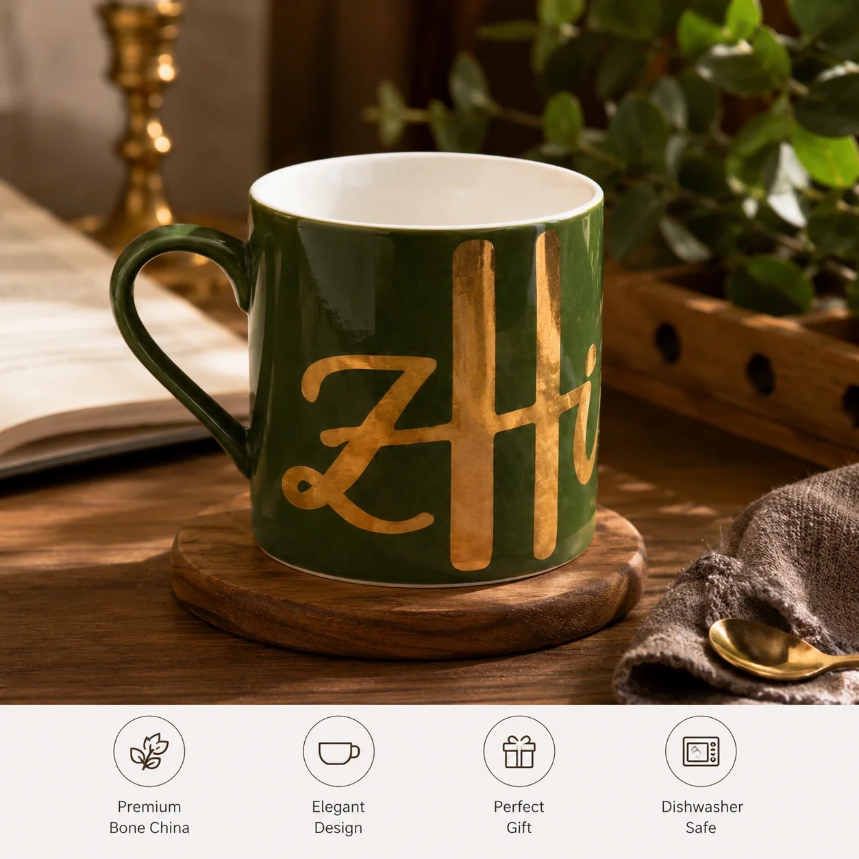 Colorful Ceramic Mug Glossy Coffee Cup with Handle Cute Tea And Cocoa Drinkware for Home And Office - Unique Gift Idea