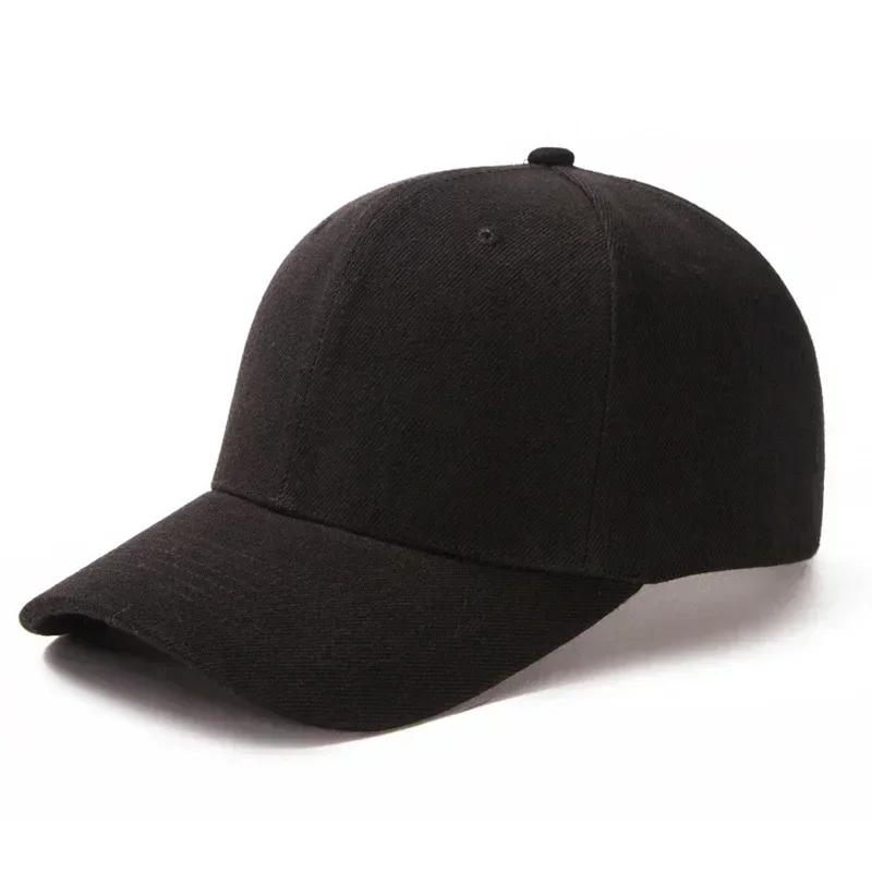 Casquette de baseball unisexe solide à 6 panneaux, chapeau d\'été pour hommes et femmes, bord incurvé, réglable, rouge, blanc, violet, gris, noir, 03