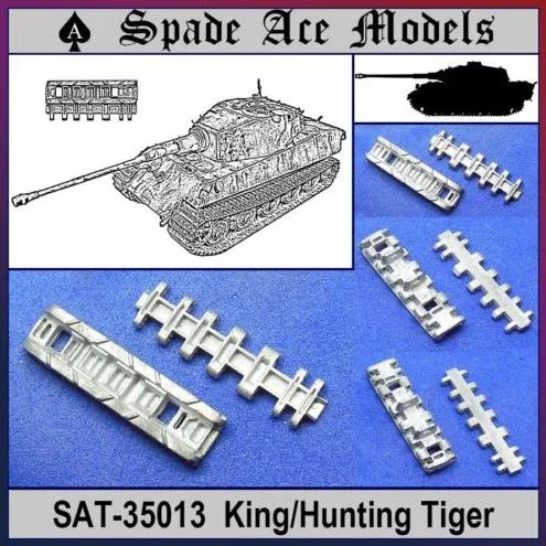 

Spade Ace Models SAT-35013 1/35 Scale Metal Track For Germany King Tiger/Jagd Tiger