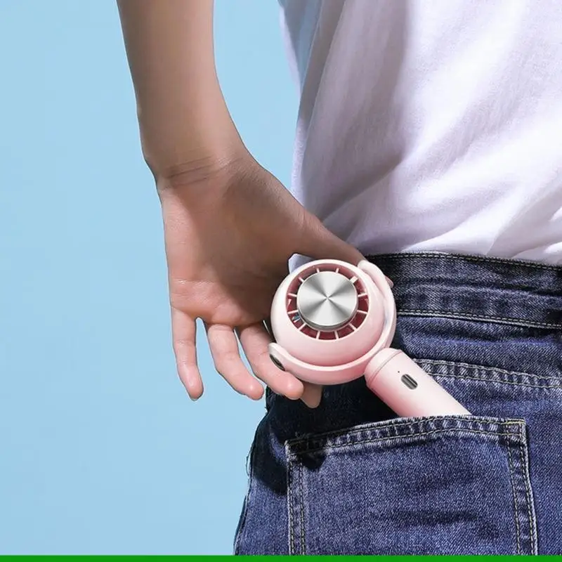 U55C USB Hand Fan Semiconductor Refrigeration Fast Cooling 2200mAh Battery Recharge