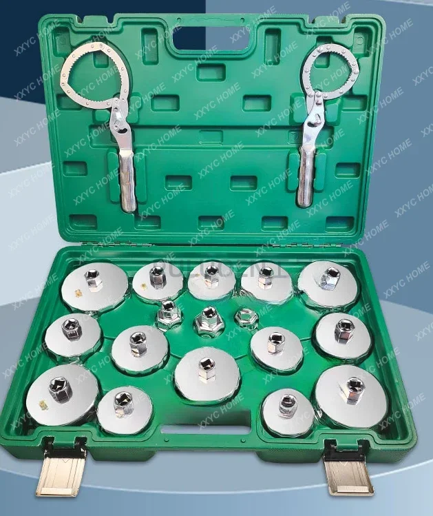 Cap Type Oil Filter Spanner Set Non-Slip Oil Filter Disassembly and Loading Tools Universal Universal Filter Sleeve