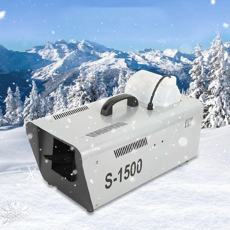 

Small Artificial Snow Machine For Indoor 1500W/600W Snowflake Maker For Christmas Halloween Wedding Theater Photography Party