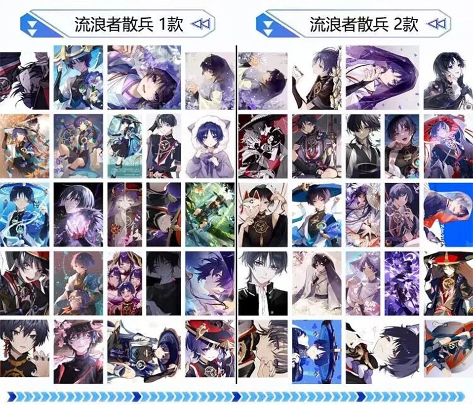 69 Pcs Anime Genshin Impact Scaramouche Leuke Stickers Yae Miko Xiao Venti Cosplay Game Figuur Label Sticker Kid Speelgoed Decal gift