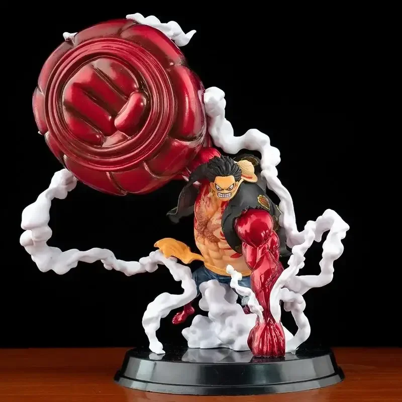 

Hot Selling 22cm One Piece Four Level Luffy Great Ape King Gun Big Fist Luffy Model Toy Gift Collectibles