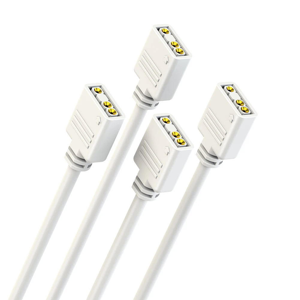 كابل تمديد COOLMOON Gen 2 ARGB الفاصل 5 فولت 3 دبوس 1 إلى 4/3/2 لوحة رئيسية عالمية ARGB مع دبوس محول للوحة الرئيسية لتقوم بها بنفسك