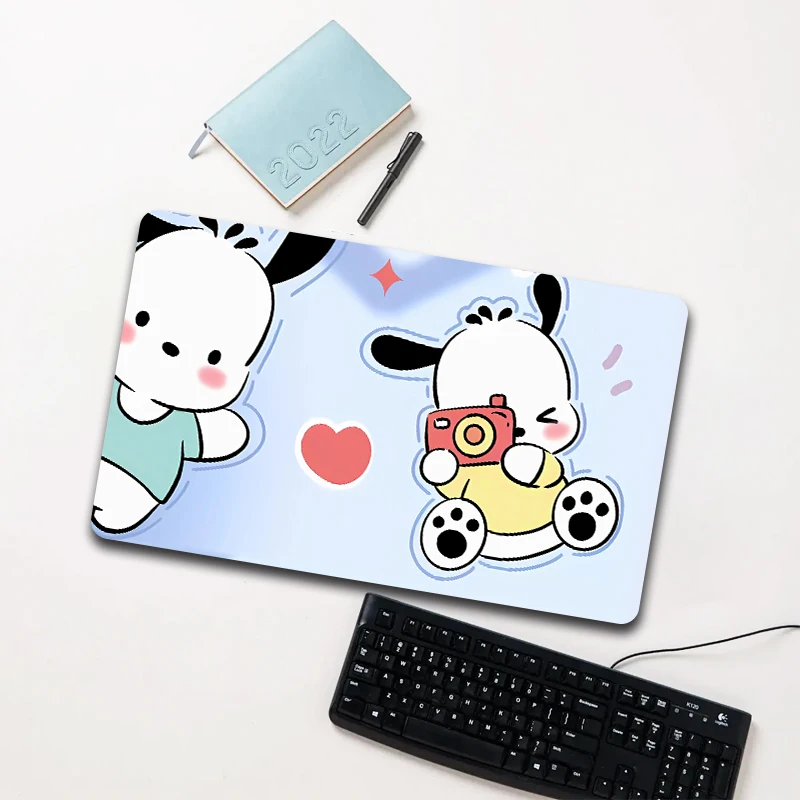 

Sanrio Pochacco Double Character Blue Mouse Pad Large Non-slip Waterproof Desk Mat for Computer Laptop