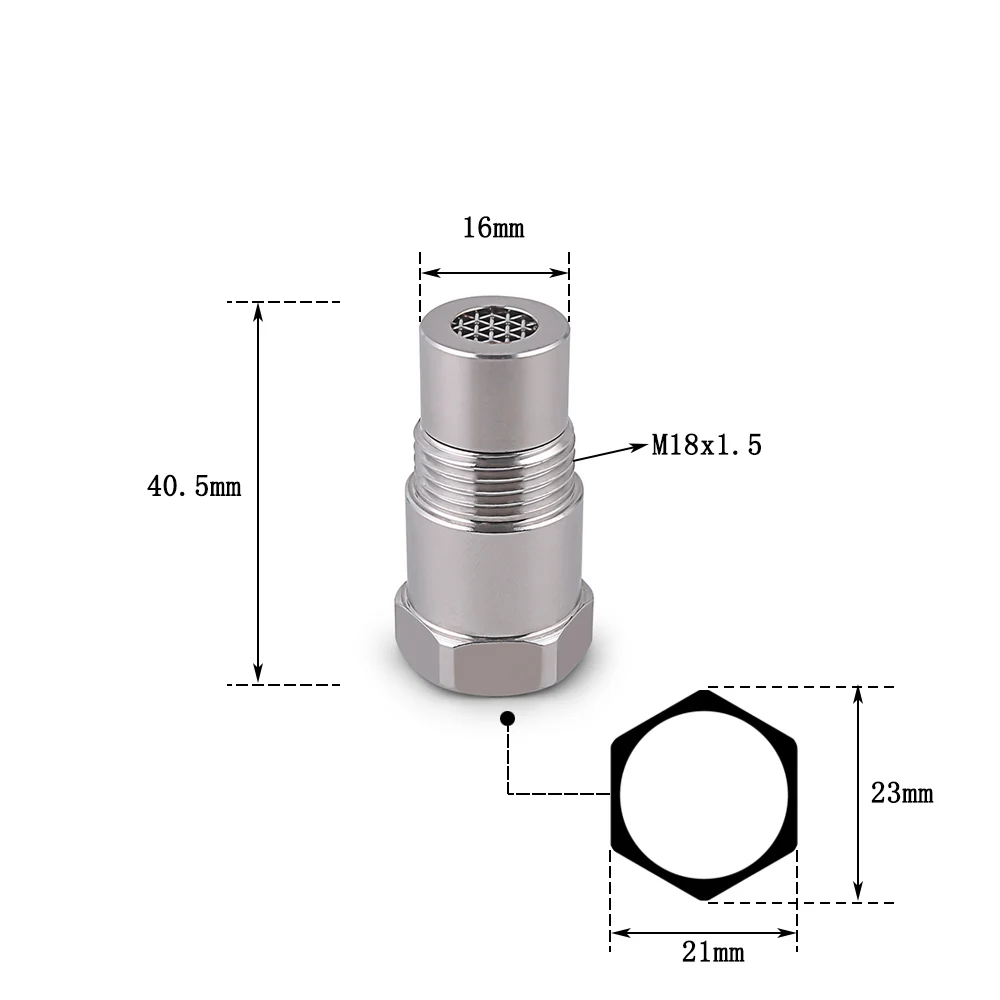 1 Piece 40.5mm Fix Check Engine Light Eliminator Extension Filter Oxygen O2 Sensor Spacer M18X1.5 for OFF Road Catalyst CSV