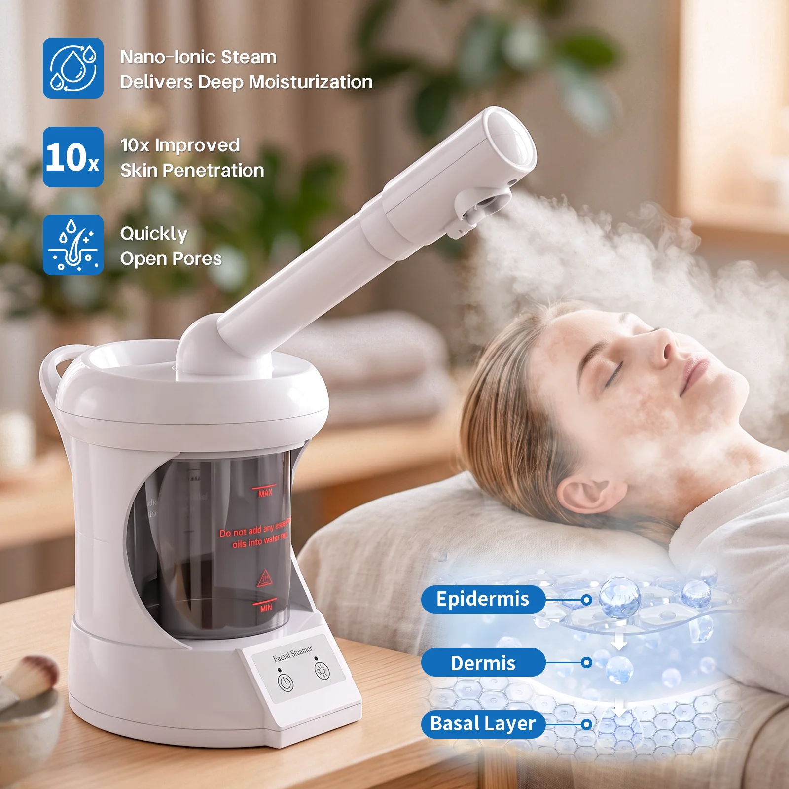 vaporizzatore-facciale-ionico-nano-all'ozono-360-°-macchina-per-spa-facciale-con-braccio-telescopico-rotante-e-nebulizzatore-a-caldo