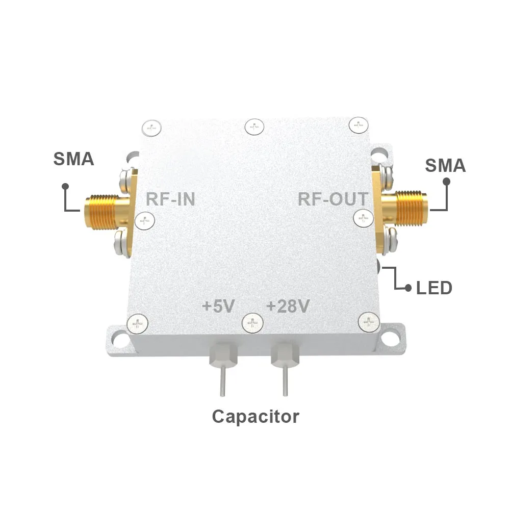 SZHUASHI-Power Amplifier Module, 100MHz to 4.8GHz, 2.5W, 100% New, YPM484034H