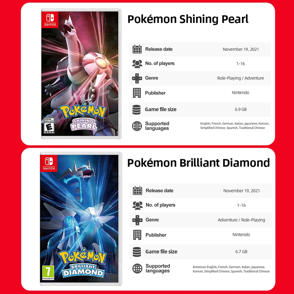 ポケモンゲームカード,Nintendo Switch,パール,ダイヤモンド,ソード
