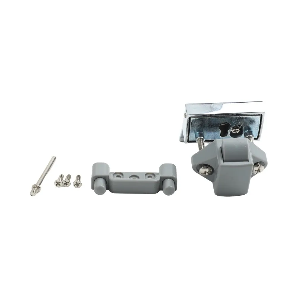 Door Cupboard Latch Knob with Square Handle and Push Lock for Reliable Security in Marine RV For Caravan Cabinets