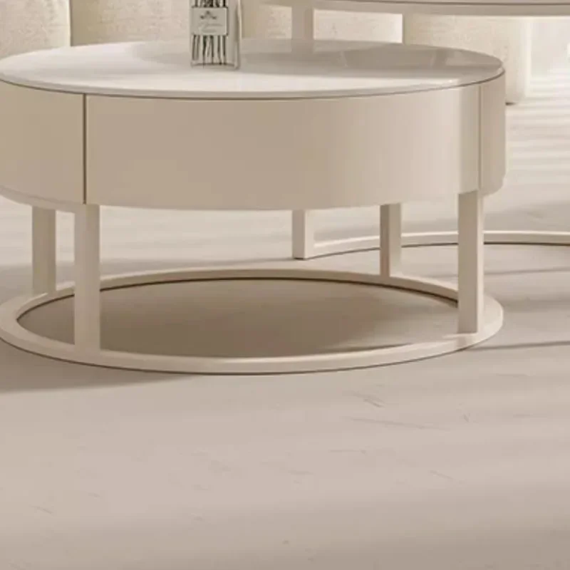 Tea Coffee Table Round Minimalist Living Room End Luxury Table Console Designer Desks Tavolino Da Salotto Home Decorations