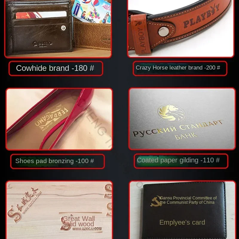 Hot Sale Manual Hot Stamping Machine Embossing Machine Leather Trademark Indentation Branding Machine