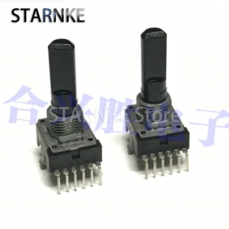 

1 шт. двойной потенциометр RK12 типа A5K B100K для электронного пианино, регулировки громкости аудиосистемы, 6-контактный, длина оси 23 мм