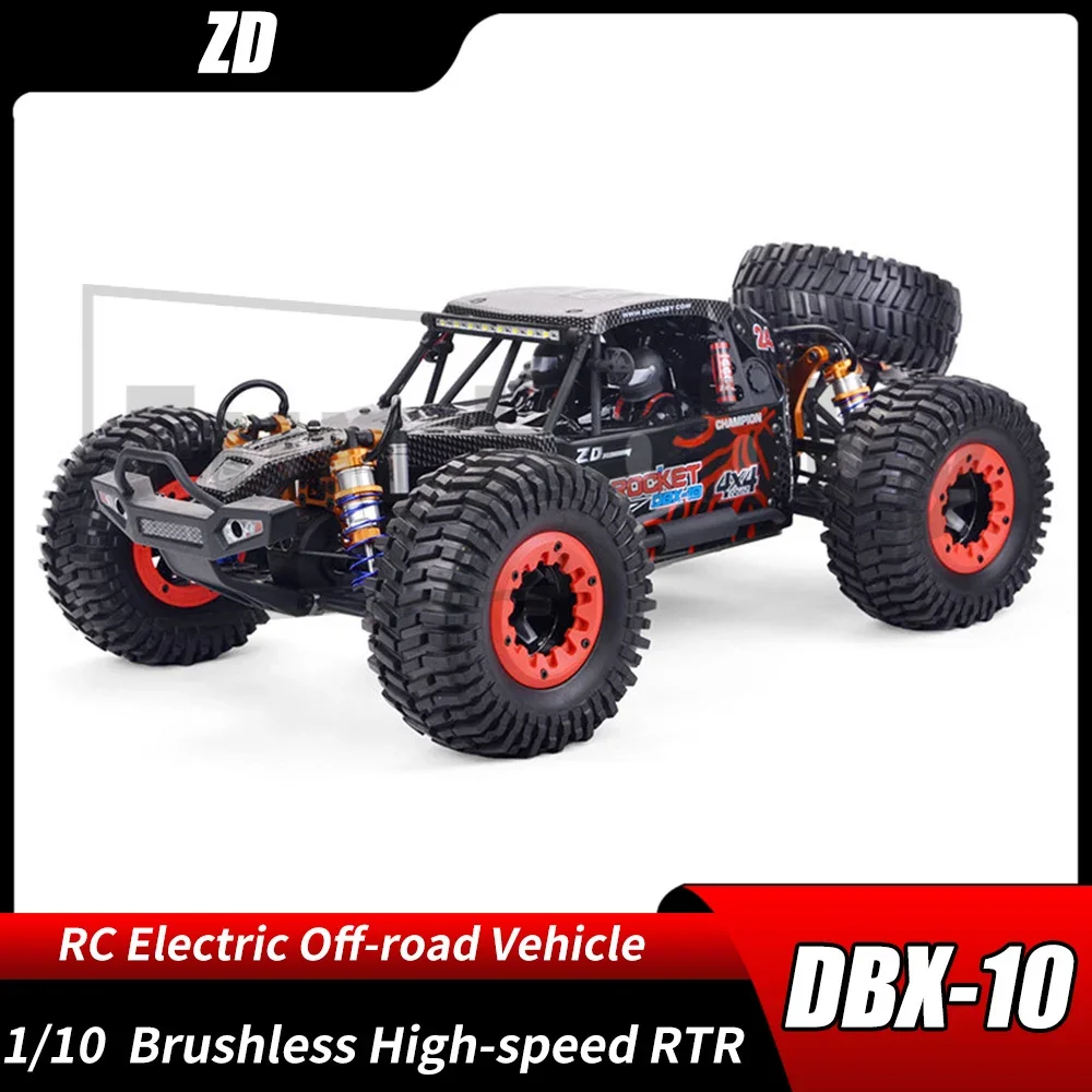 RC Racing ROCKET DBX-10 1/10 4WD 80km/H 2.4G Brushless High-speed RTR RC Model Car Desert Buggy Off-road Vehicle Adult Boy Gifts