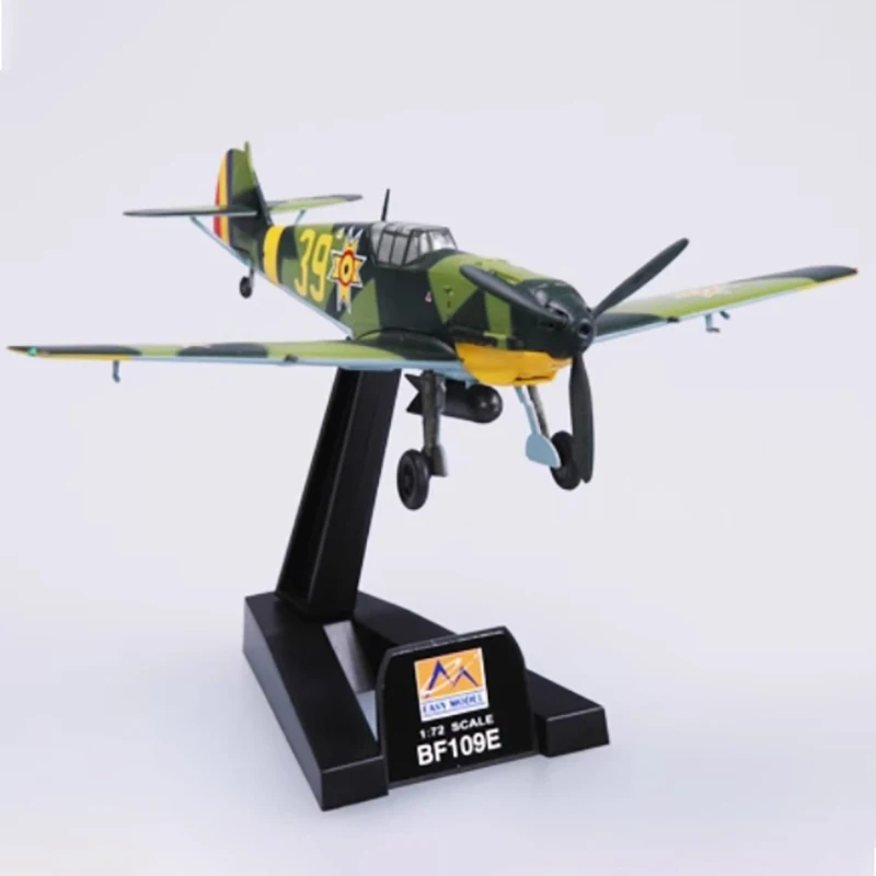 

Diecast 1:72 Scale BF-109E-3 Romanian fighter Plastic car simulation model Static decoration Souvenir gifts for adult boy