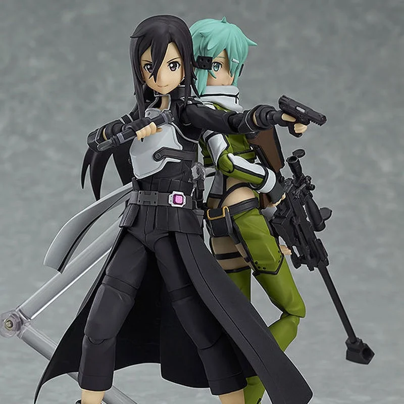 13cm Sword Art Online Anime Figure Kirito Yuuki Asuna Kiriko Action Figurine Statue Decoration Collection Kid Toys Birthday Gift