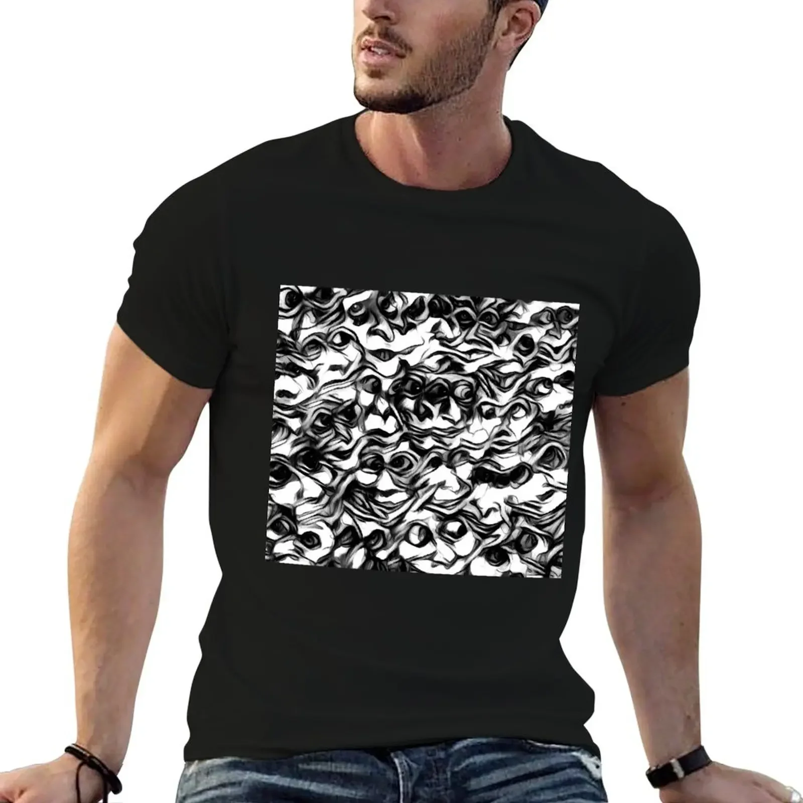 The Pile T-Shirt blue archive essential t shirt customizeds tops plain black t shirts men