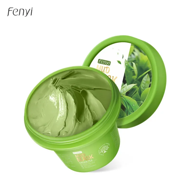 Fenyi Face Mask 100g ชาเขียวน้ําแข็งกล้ามเนื้อโคลน Mask Deep Cleansing Moisturizing Nourishing Hydrating Mask Facial Skin Care