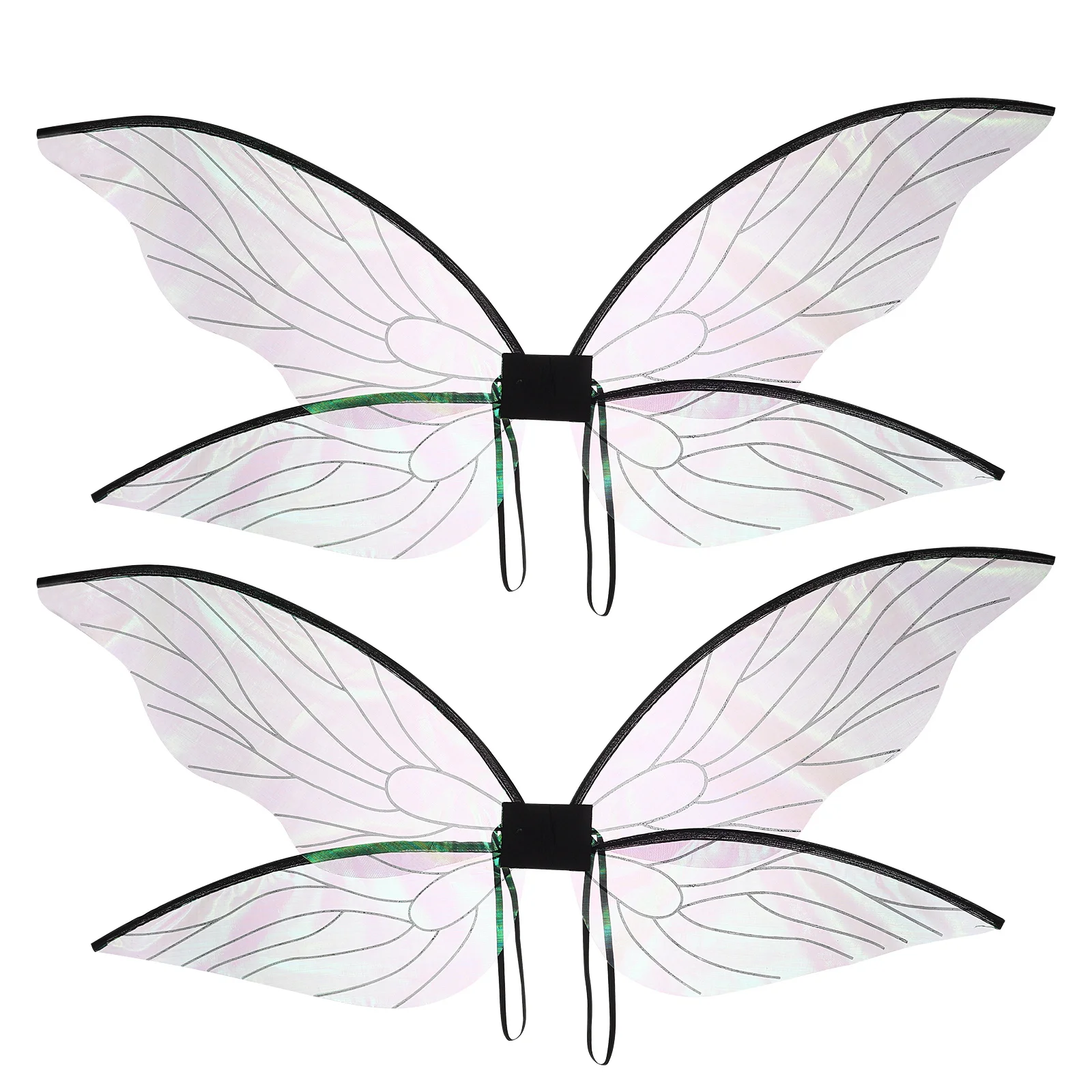 ปีกนางฟ้า 2 ชิ้น ปีกผีเสื้อสำหรับผู้ใหญ่ อุปกรณ์เสริมเครื่องแต่งกาย น้ำหนักเบา ทนทาน สำหรับงานคอสเพลย์ ปาร์ตี้ งานแฟนซี