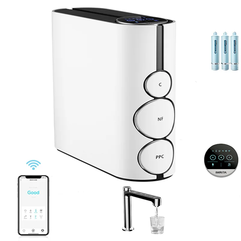 IMRITA Filtro De Agua 600/800 GPD Direct Drinking 5 Stage Reverse Osmosis Ro System Mineral Water Purifiers For Under Sink