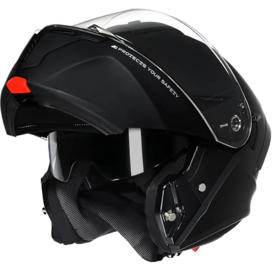 

Modular Motorcycle Helmet DOT Approved Flip up Full Face Helmets with Dual Visor Sun Shield for Adults Men and Women