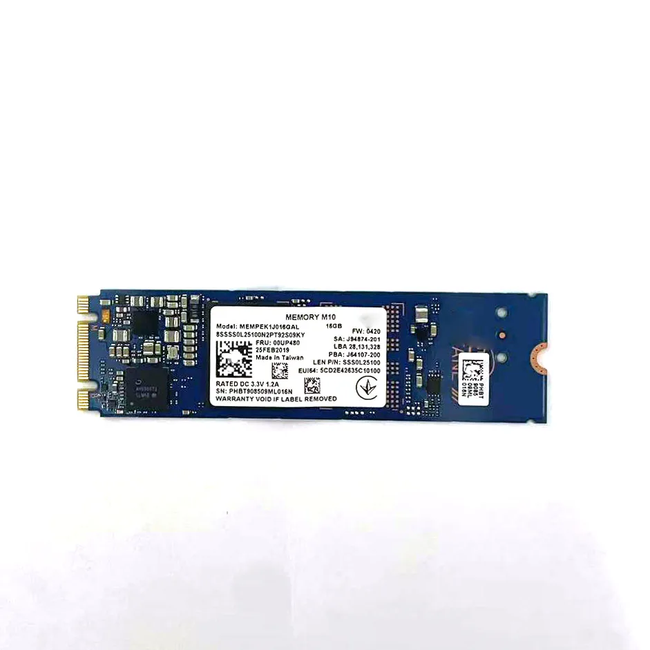 original M10 M.2 2280 16GB SSD Compatible with laptops solid state drive PCIE NVME 3.0X2 Internal applied to Intel Optane Memory