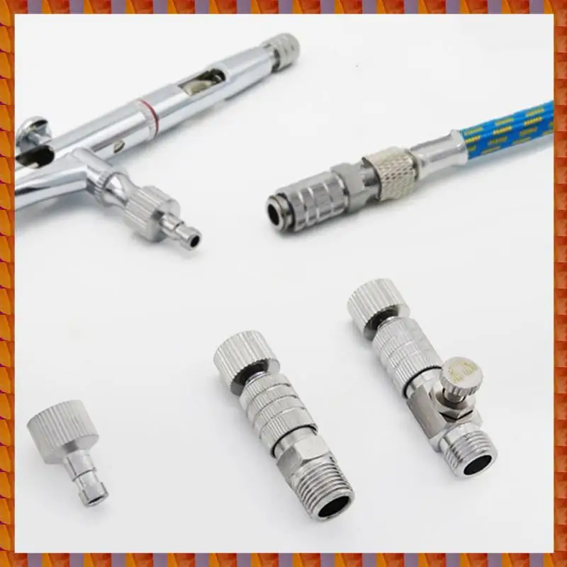 Air Brush Quick Release Disconnect Adapter 1/8 Inch Plug Male & Female Fitting Part For Air Compressor Airbrush Hose Adapter