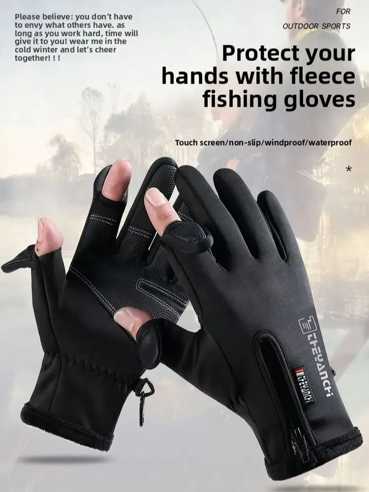 AliExpress Cycling Winter Warm Gloves Touch Screens Windproof Waterproof Gloves Non-Slip Outdoor Snowboard Motorcycle Bike Warm Gloves