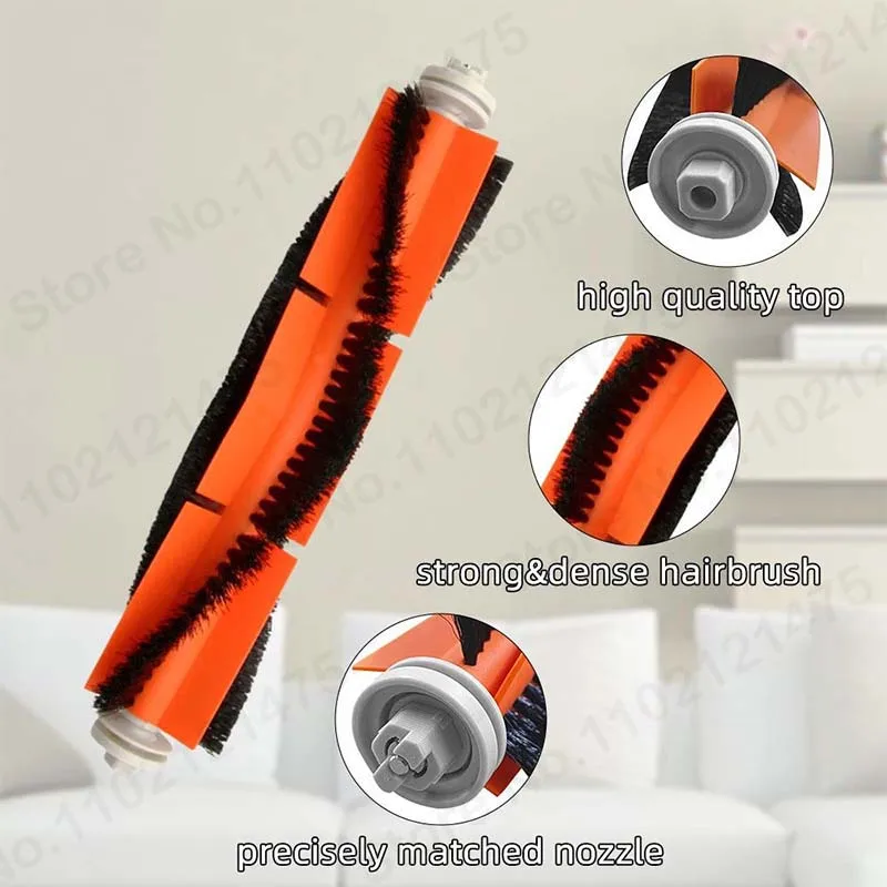Hauptseitenbürste Filter Mopp Tuch Ersatzteile für XiaoMi Mijia 1C 2C 1T STYTJ03ZHM Dreame F9 Kit Roboter Staubsauger Zubehör
