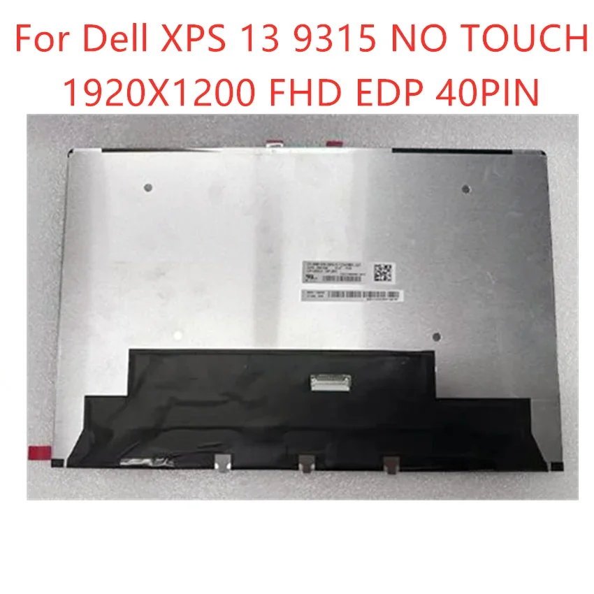 Imagem -02 - Tela Lcd para Dell Xps 13 Plus 9320 9315 Ips 60hz Fhd 1920x1200 40 Pinos Lq134n1y01 Lp134wu1-spb1 134 Polegadas