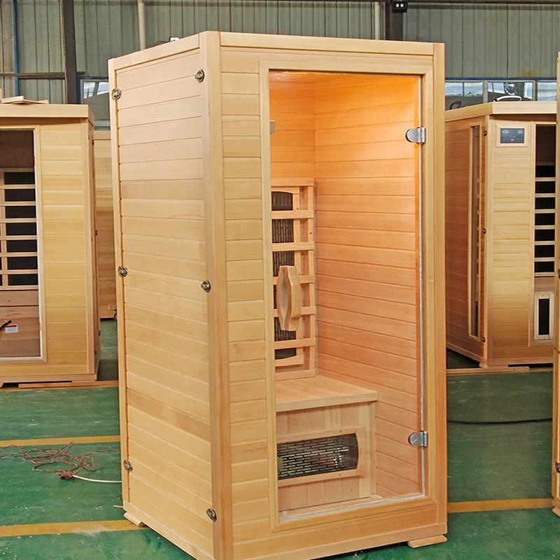Household single long-line physiotherapy solid wood multi-functional graphene carbon crystal commercial sweat room perspiration