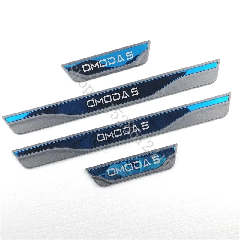 

For CHERY OMODA 5 2021-2024 Styling Door Sill Protector Car Accessories ABS Stainless Steel Door Sill Pedal Scuff Plate