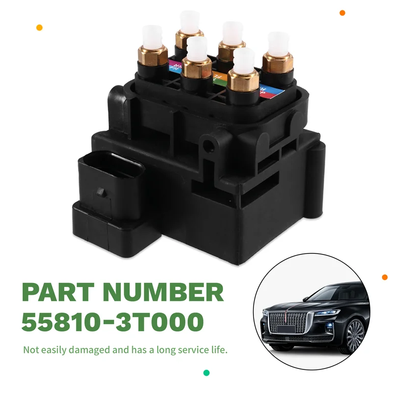 لكيا 2015-2017 ل هونغ تشى H9 متوافق جديد الهواء تعليق الملف اللولبي صمام كتلة 55810-3T000 558103T000 #5