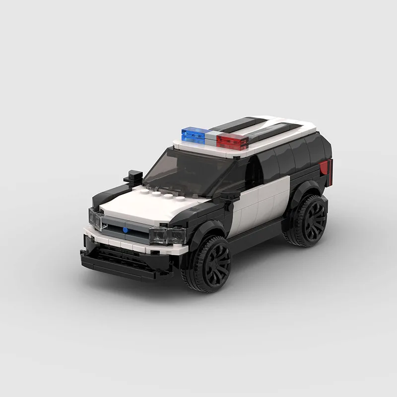 Moc Car Serie Small Building Block Racing Car Suv City Explorer Police Car Children Building Block Toy Car Model Decoration Gift