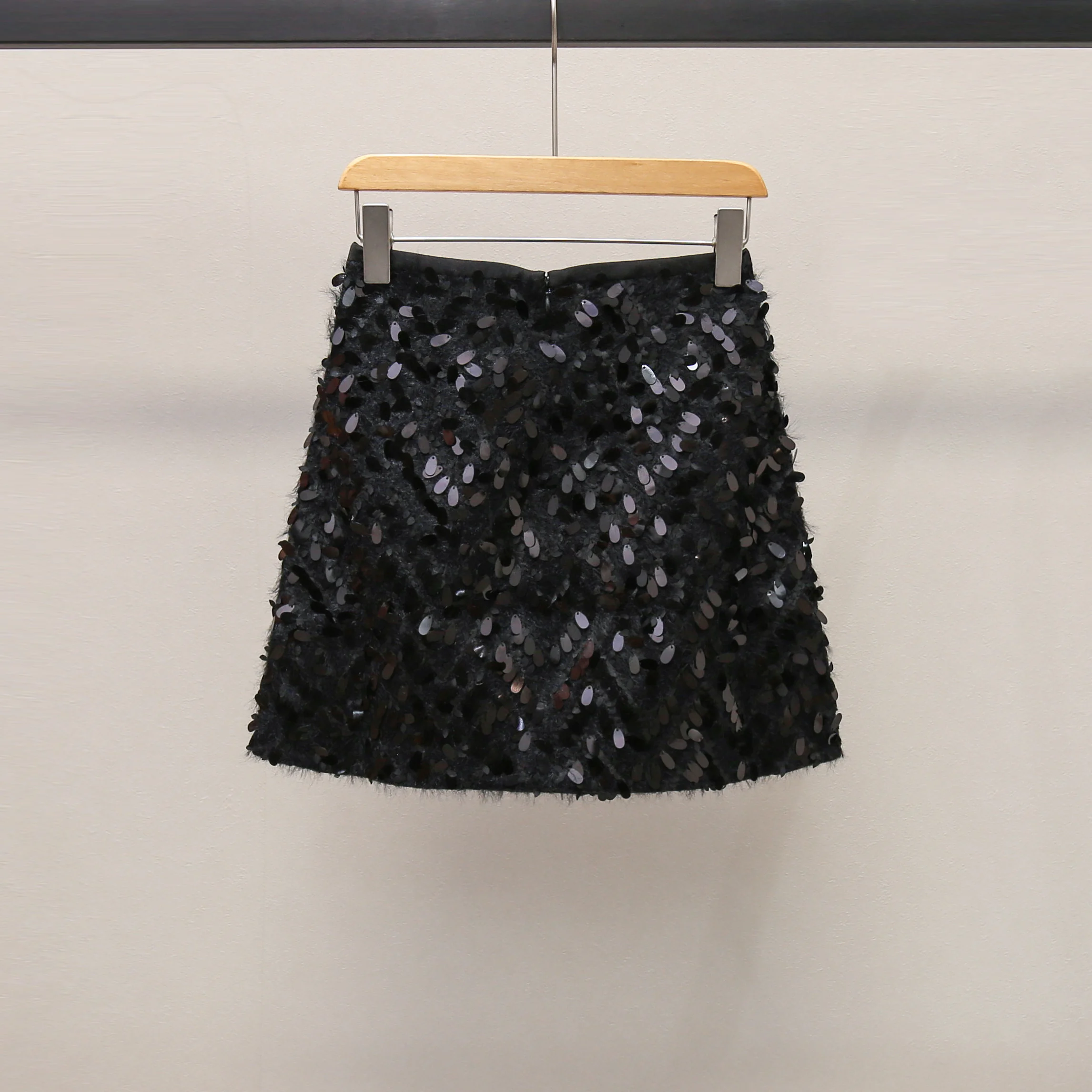 

Faionable Sequin High Waist Color Bodycon Skirt Trendy ort Length f Body Skirts for Women Ci Commute