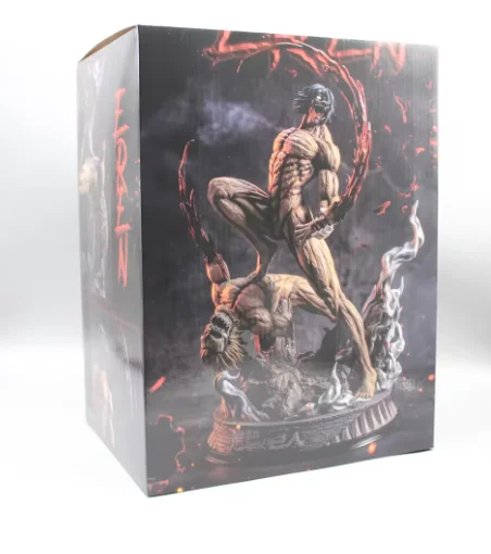 진격의 거인 애니메이션 피규어 갑옷을 입은 피규어 29cm 타이탄 에렌 예거 액션 피규어 모델 PVC GK 스태츄 장식품 장난감 선물