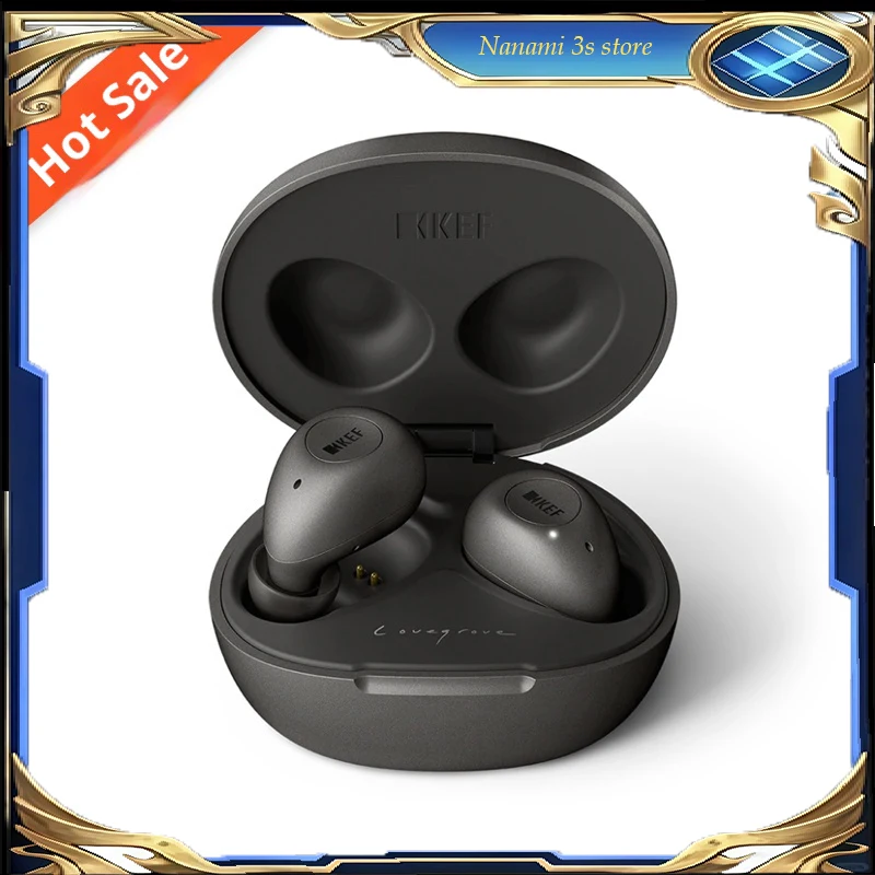 سماعات أذن بلوتوث لاسلكية KEF Mu3 True، إلغاء الضوضاء النشط، سماعات أذن، جودة صوت Hifi، نوع داخل الأذن، مقاومة للماء IPX5 #1